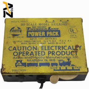 VINTAGE AHM THUNDER LINE POWER PACK HO SCALE MODEL RAILROAD MODEL 70203